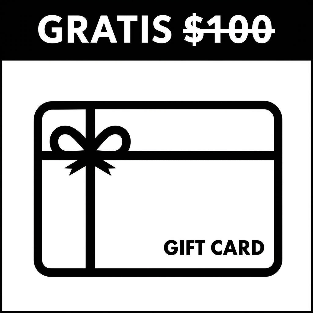 $100 Tarjeta de Regalo