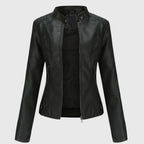 Giorgina | Elegante Chaqueta de Cuero para Mujer