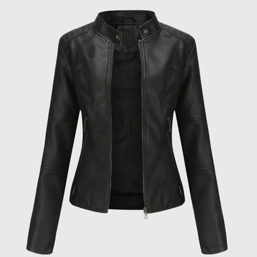 Giorgina | Elegante Chaqueta de Cuero para Mujer