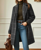 Jennifer | Plaid Wool Coat