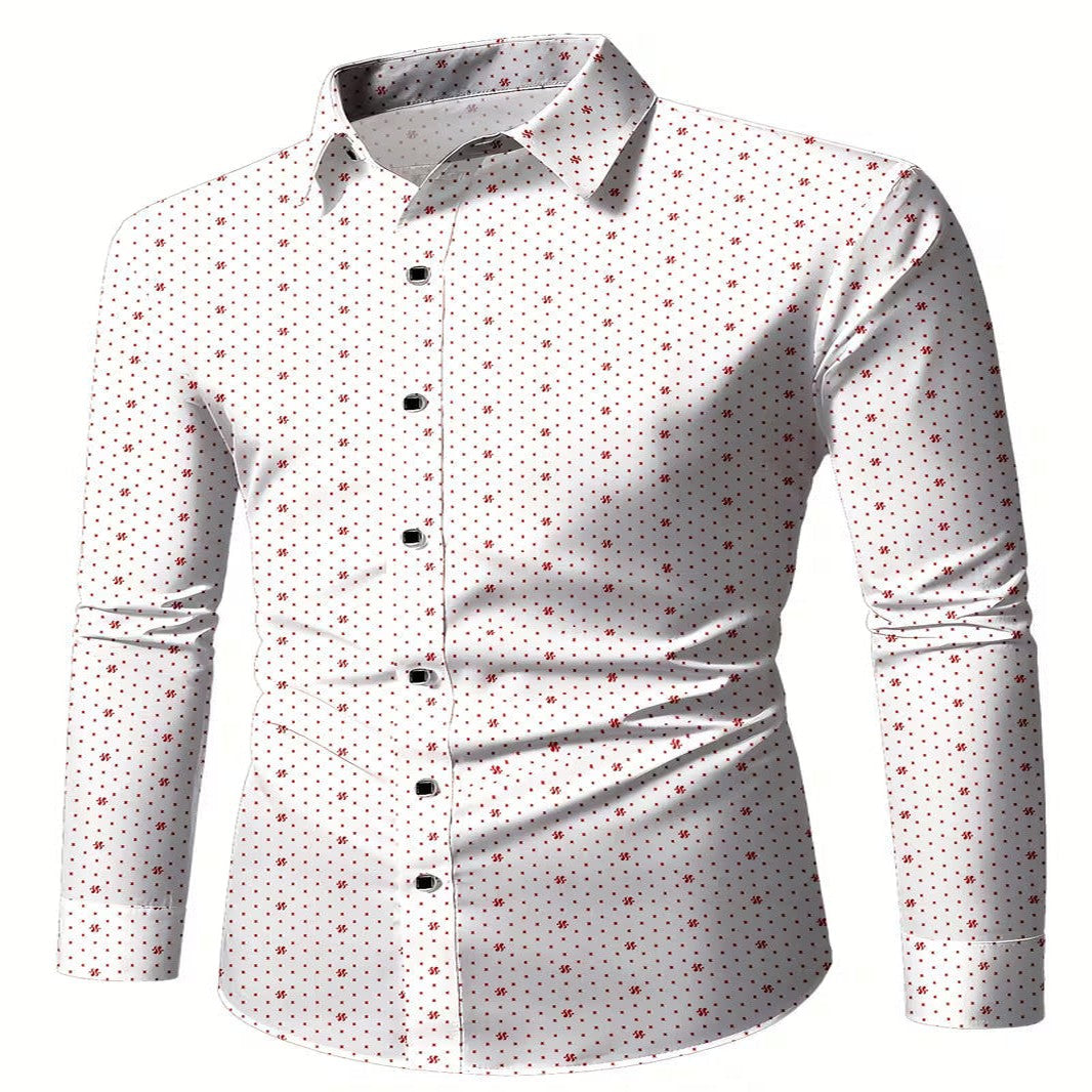 Camisa De Manga Larga Con Botones En La Parte Delantera