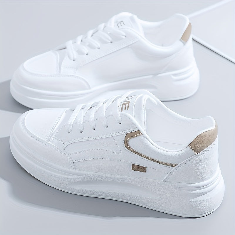 Lucía | Zapatillas Blancas Chic, Ligeras y Cómodas