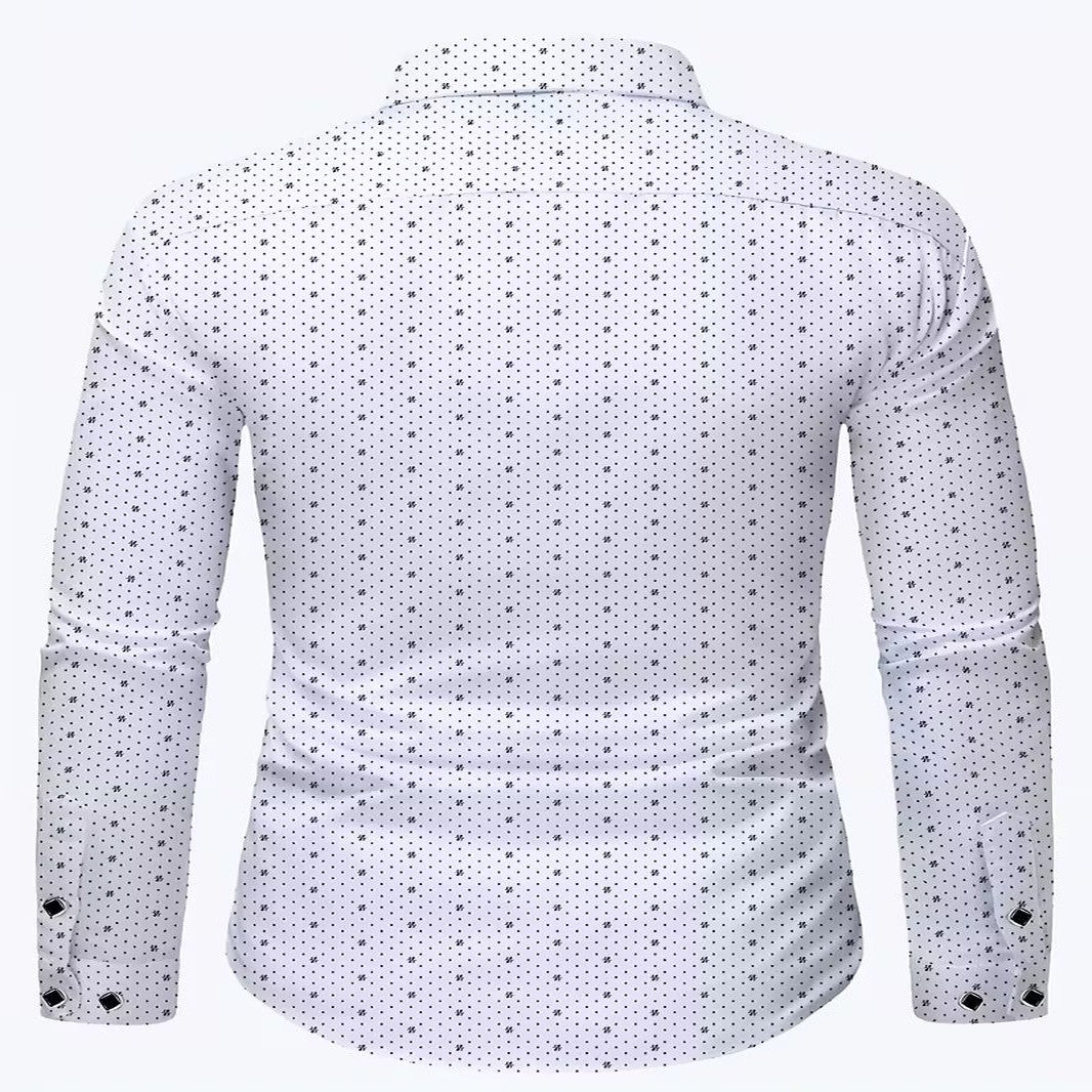 Camisa De Manga Larga Con Botones En La Parte Delantera