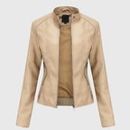 Giorgina | Elegante Chaqueta de Cuero para Mujer