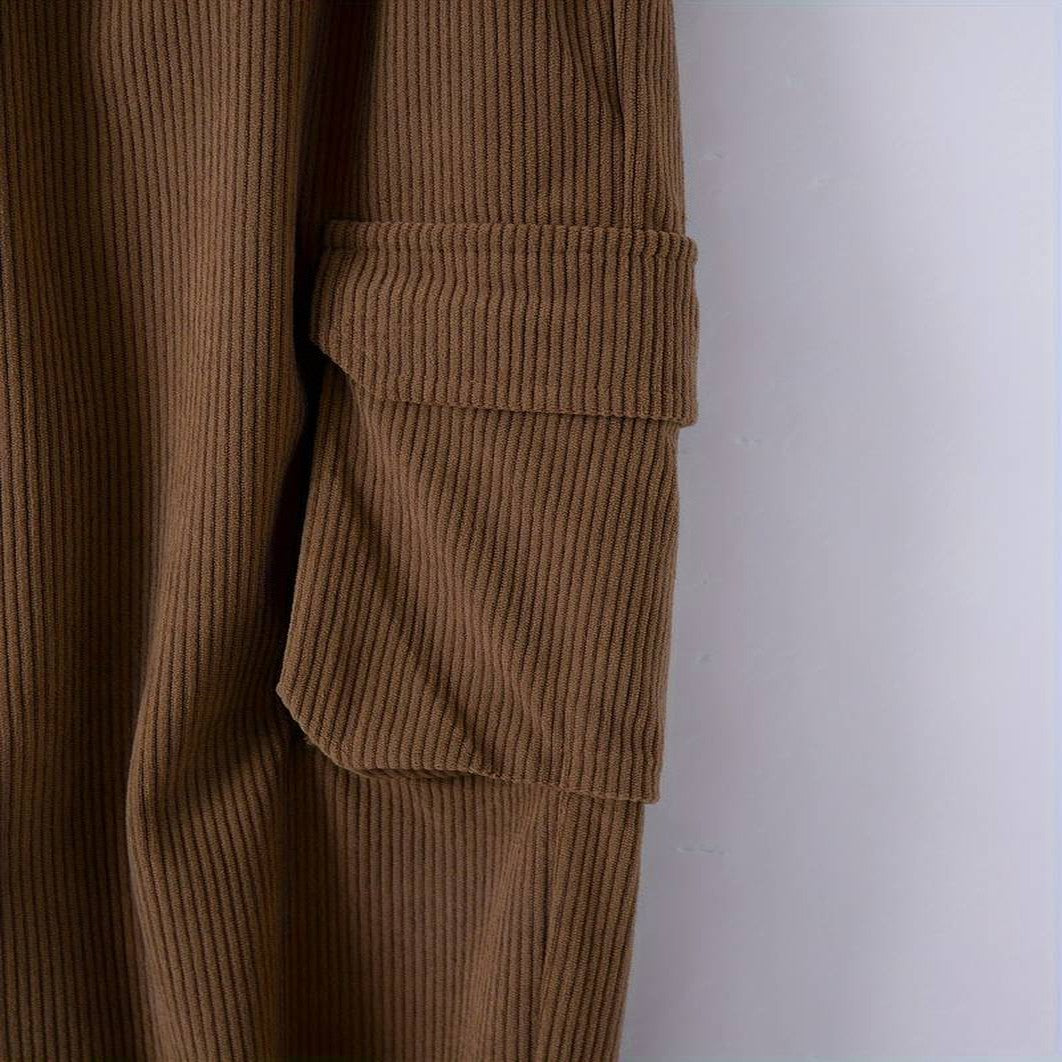 Pantalones Cargo Transpirables Con Cordón en la Cintura