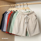 Lightweight Casual Bermuda Shorts with Adjustable Drawstring