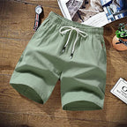 Lightweight Casual Bermuda Shorts with Adjustable Drawstring