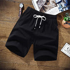 Lightweight Casual Bermuda Shorts with Adjustable Drawstring