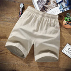 Lightweight Casual Bermuda Shorts with Adjustable Drawstring