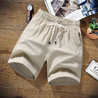 Lightweight Casual Bermuda Shorts with Adjustable Drawstring
