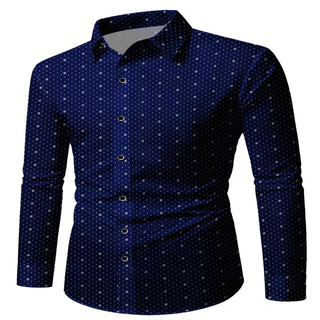 Camisa De Manga Larga Con Botones En La Parte Delantera
