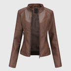 Giorgina | Elegante Chaqueta de Cuero para Mujer