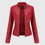 Giorgina | Elegante Chaqueta de Cuero para Mujer