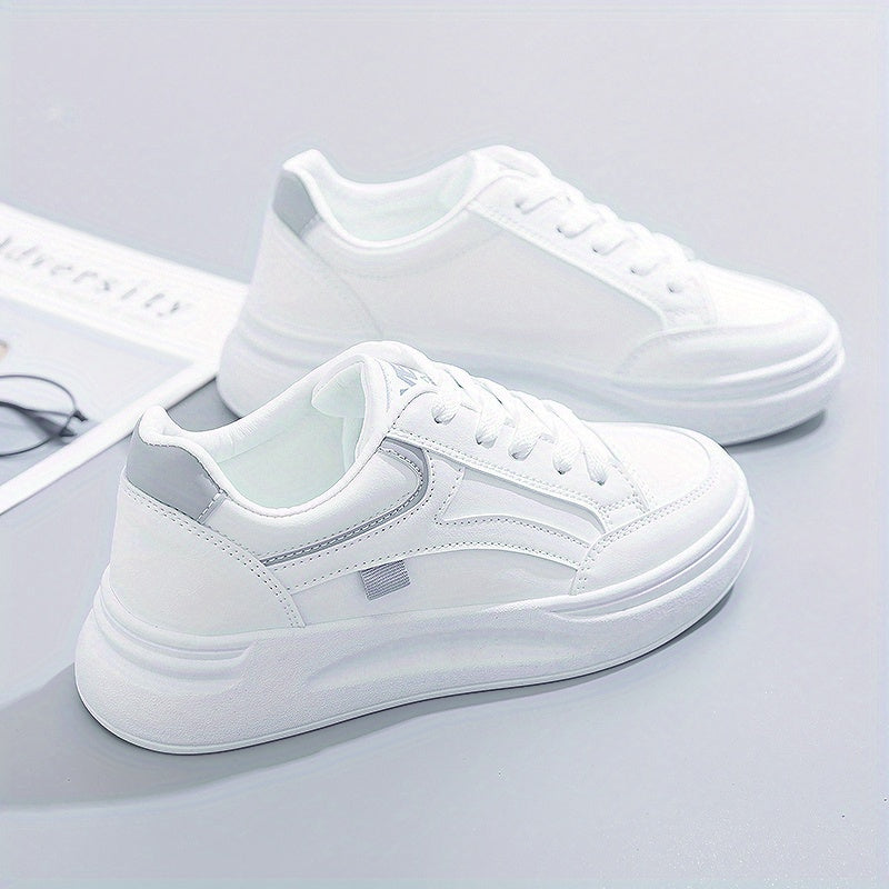 Lucía | Zapatillas Blancas Chic, Ligeras y Cómodas