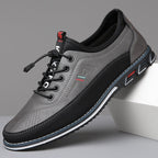 Nathan | Zapatillas Bajas Casuales de Piel Sintética con Cordones para Hombre