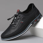Nathan | Zapatillas Bajas Casuales de Piel Sintética con Cordones para Hombre