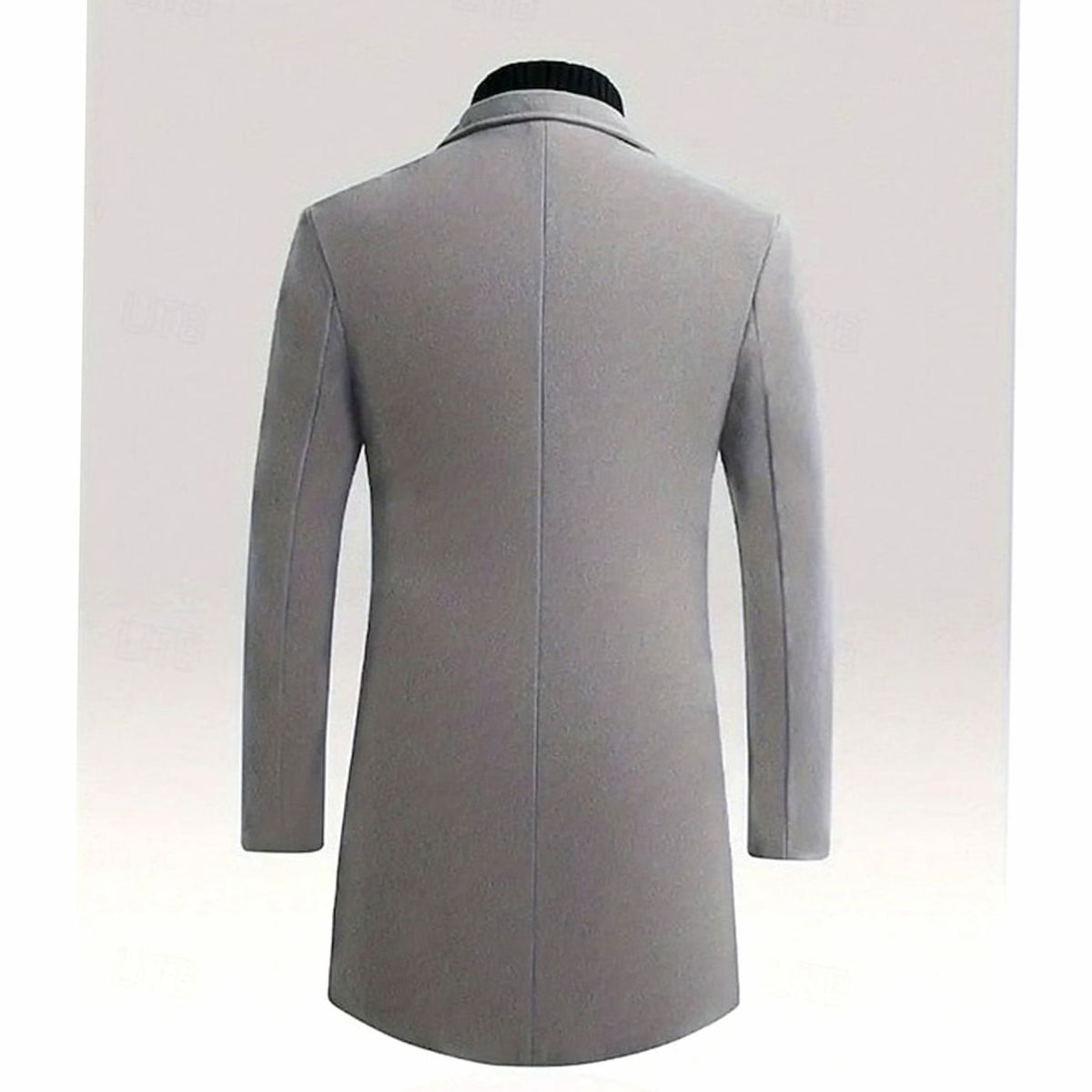 Alexander | Men's Classic Single-Breasted Long Wool Trench Coat