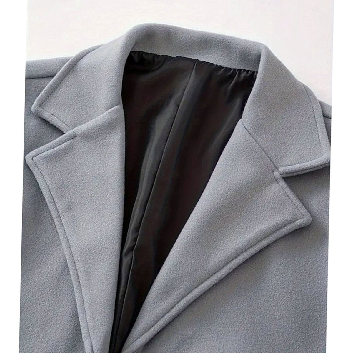 Alexander | Men's Classic Single-Breasted Long Wool Trench Coat