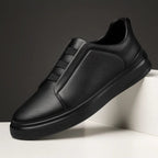 Oliver | Zapatillas de Piel sin Cordones con Elástico para Hombre