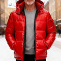 Sebastian | Men's hooded insulated quilted winter coat