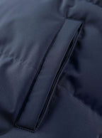 Alexander | Chaqueta de invierno acolchada de hombre con capucha, puños de canalé y cremallera