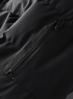 Alexander | Chaqueta de invierno acolchada de hombre con capucha, puños de canalé y cremallera