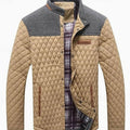 Jackson | Men's quilted jacket with high collar and buttons