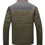 Jackson | Men's quilted jacket with high collar and buttons