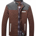 Jackson | Men's quilted jacket with high collar and buttons