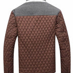Jackson | Men's quilted jacket with high collar and buttons