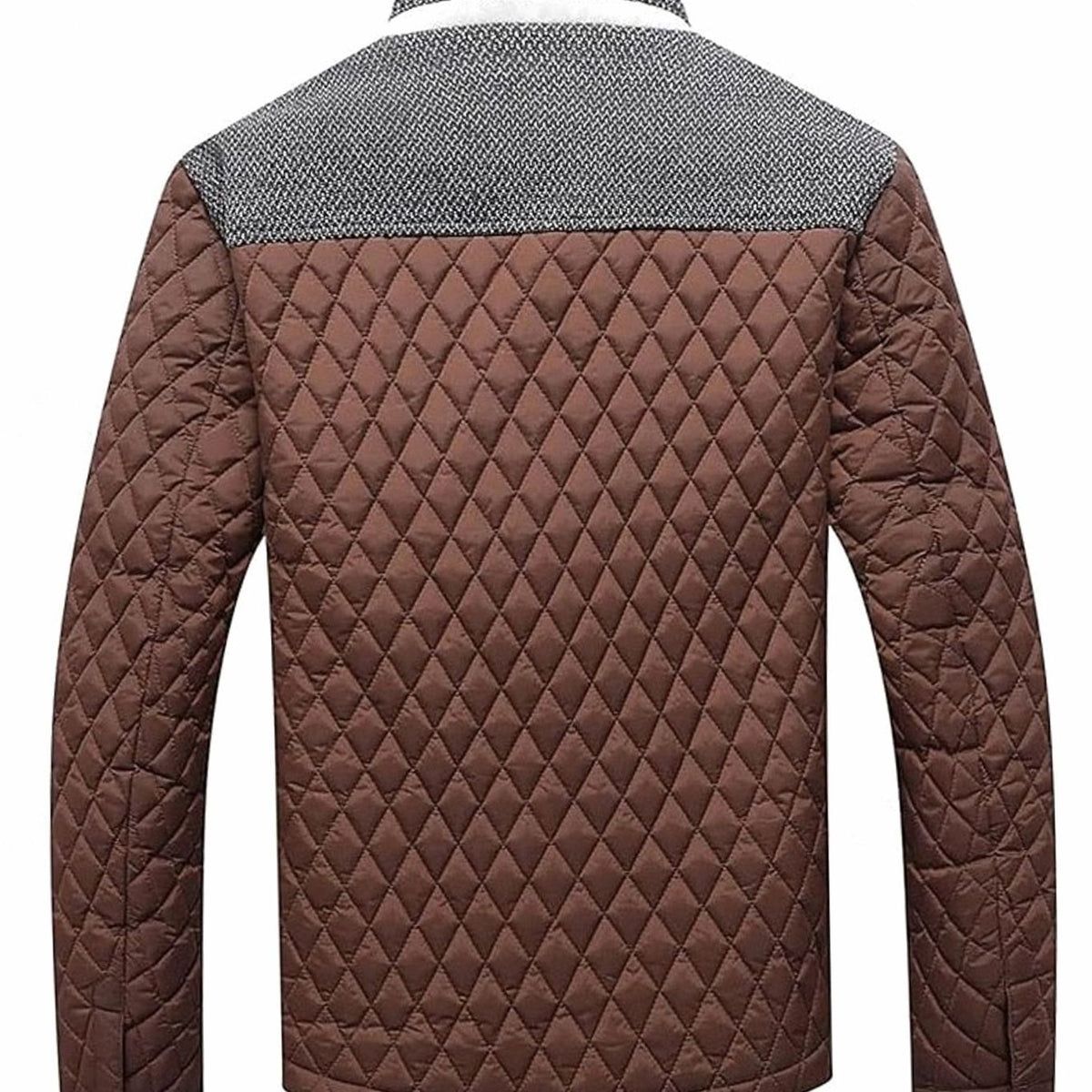 Jackson | Men's quilted jacket with high collar and buttons