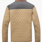 Jackson | Men's quilted jacket with high collar and buttons