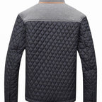 Jackson | Men's quilted jacket with high collar and buttons