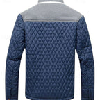 Jackson | Men's quilted jacket with high collar and buttons