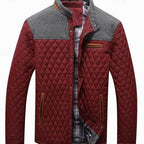 Jackson | Men's quilted jacket with high collar and buttons