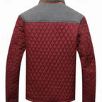 Jackson | Men's quilted jacket with high collar and buttons