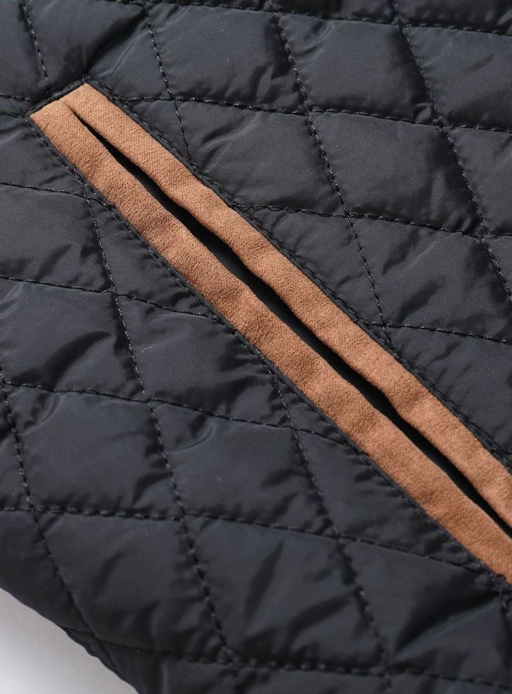 Elijah | Lightweight men's quilted jacket with high neck and zip