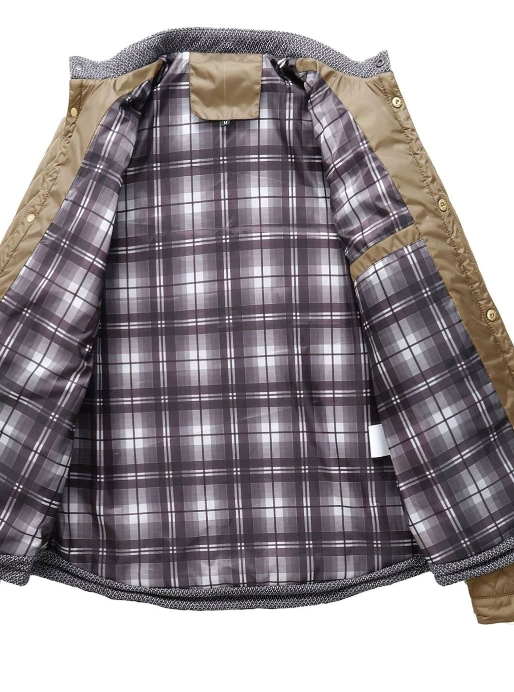 Elijah | Lightweight men's quilted jacket with high neck and zip