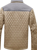 Elijah | Lightweight men's quilted jacket with high neck and zip