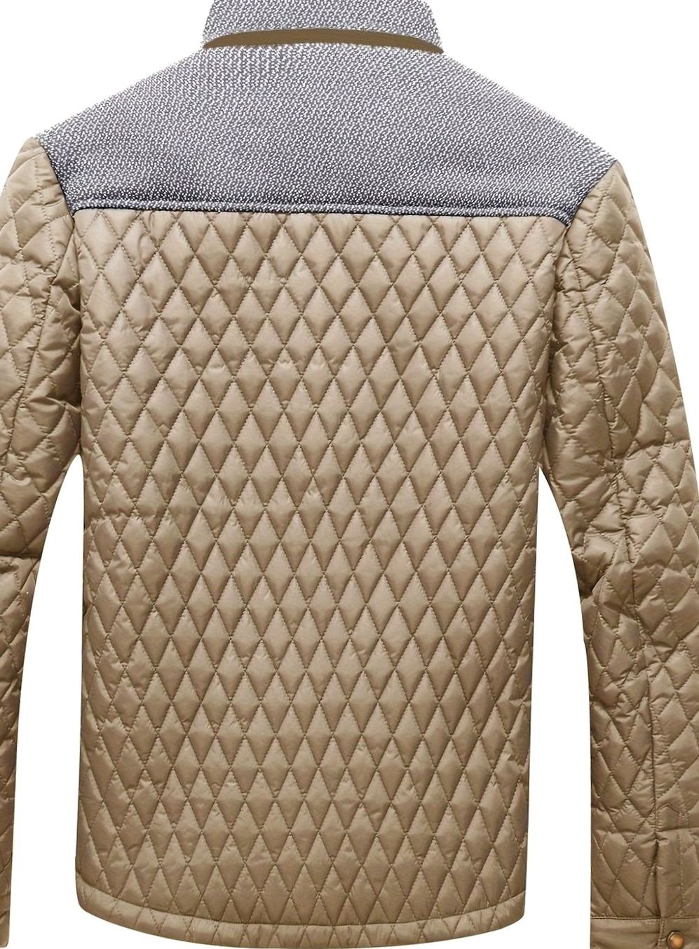 Elijah | Lightweight men's quilted jacket with high neck and zip