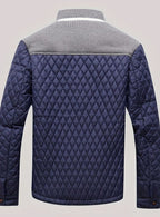 Elijah | Lightweight men's quilted jacket with high neck and zip