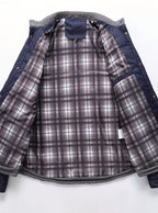 Elijah | Lightweight men's quilted jacket with high neck and zip