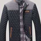 Elijah | Lightweight men's quilted jacket with high neck and zip