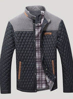 Elijah | Lightweight men's quilted jacket with high neck and zip
