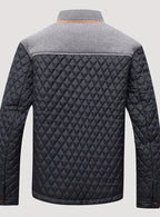 Elijah | Lightweight men's quilted jacket with high neck and zip