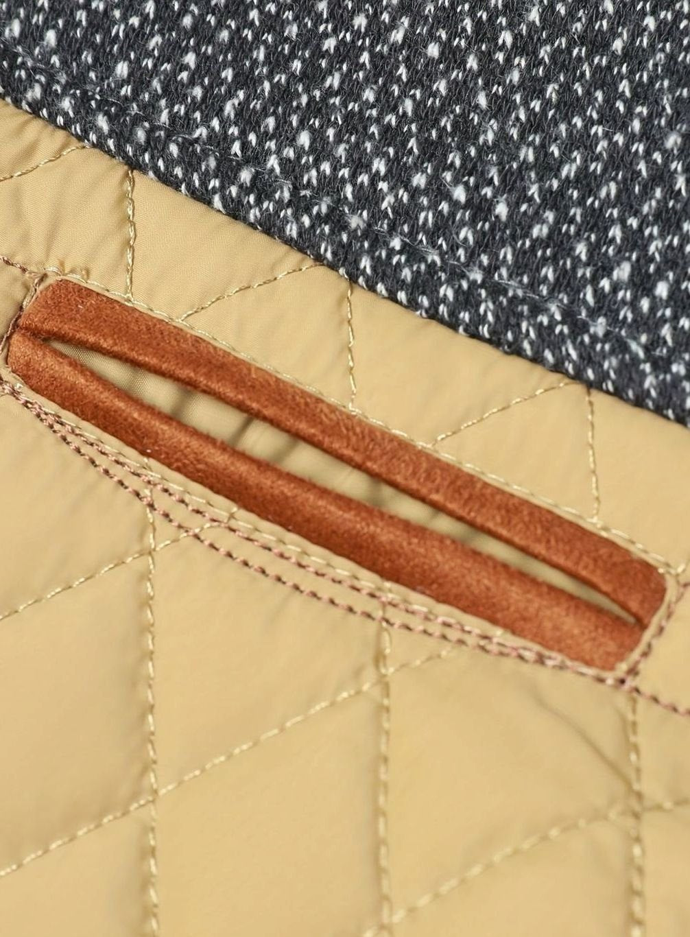 Elijah | Men's insulated quilted jacket with high collar and snap buttons