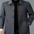 Sebastian | Men's Single-Breasted Wool Trench Coat