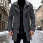 Sebastian | Gabardina de Lana con Doble Botonadura y Corte Sastre para Hombre