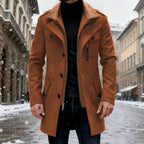 Sebastian | Gabardina de Lana con Doble Botonadura y Corte Sastre para Hombre