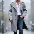 Sebastian | Gabardina Larga de Lana con Doble Botonadura para Hombre